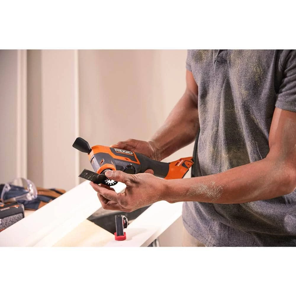 RIDGID 18V Brushless Cordless Oscillating Multi-Tool (Tool Only) 10 RIDGID 18V Brushless Cordless Oscillating Multi-Tool (Tool Only) - Image 8