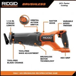 RIDGID 18V Brushless Cordless 4-Tool Combo Kit with (1) 4.0 Ah and (1) 2.0 Ah MAX Output Batteries, 18V Charger, and Tool Bag -Power Tools Sales Store ridgid power tool combo kits r9225 66 1000