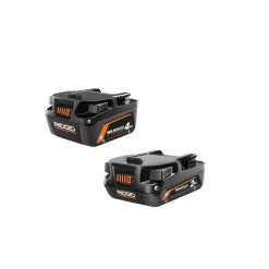 RIDGID 18V Brushless Cordless 4-Tool Combo Kit with (1) 4.0 Ah and (1) 2.0 Ah MAX Output Batteries, 18V Charger, and Tool Bag -Power Tools Sales Store ridgid power tool combo kits r9225 fa 1000