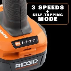 RIDGID 18V Brushless SubCompact Drill/Impact Kit with (2) 2.0 Ah Batteries, Charger, and Tool Bag -Power Tools Sales Store ridgid power tool combo kits r97801 1f 1000