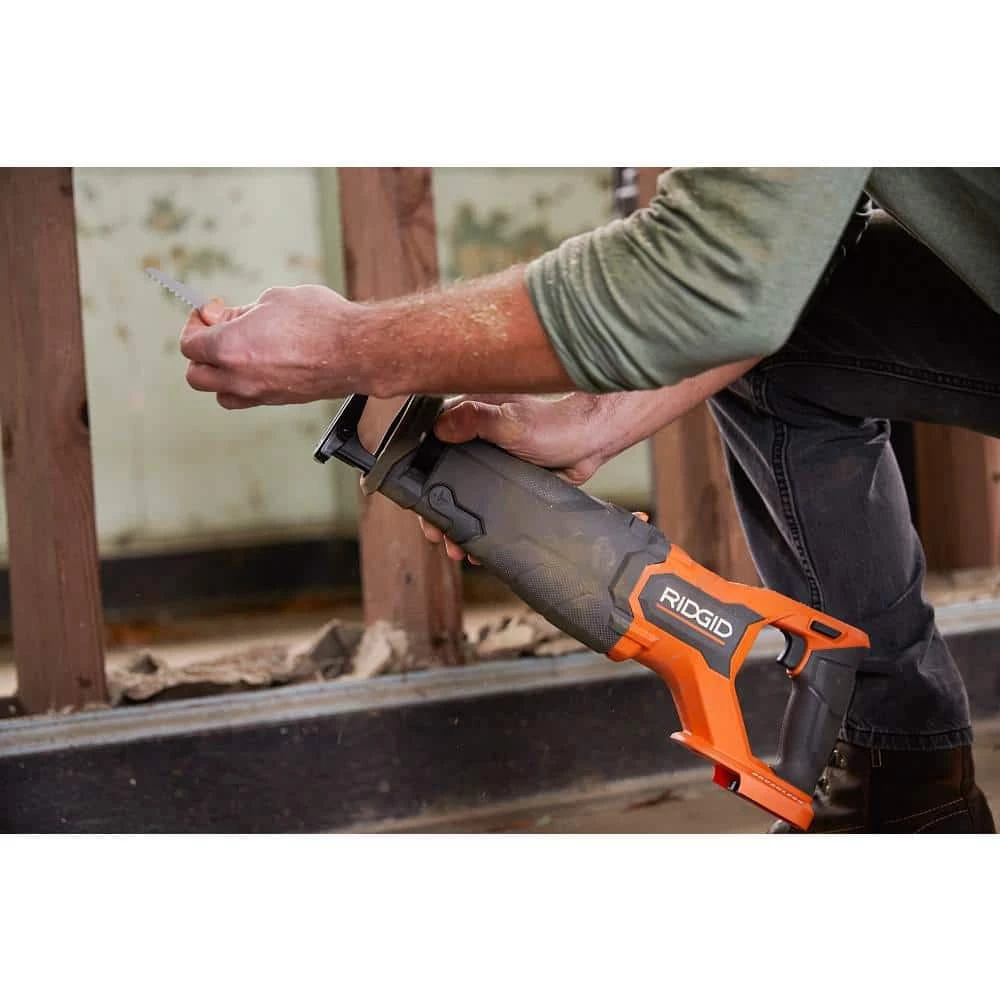 RIDGID 18V Brushless Cordless Reciprocating Saw (Tool Only) 10 RIDGID 18V Brushless Cordless Reciprocating Saw (Tool Only) - Image 8