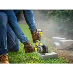 RYOBI ONE+ HP 18V Brushless Cordless 4-1/2 in. Angle Grinder (Tool Only) 24 RYOBI ONE+ HP 18V Brushless Cordless 4-1/2 in. Angle Grinder (Tool Only) -Power Tools Sales Store ryobi angle grinders pblag01b c3 1000