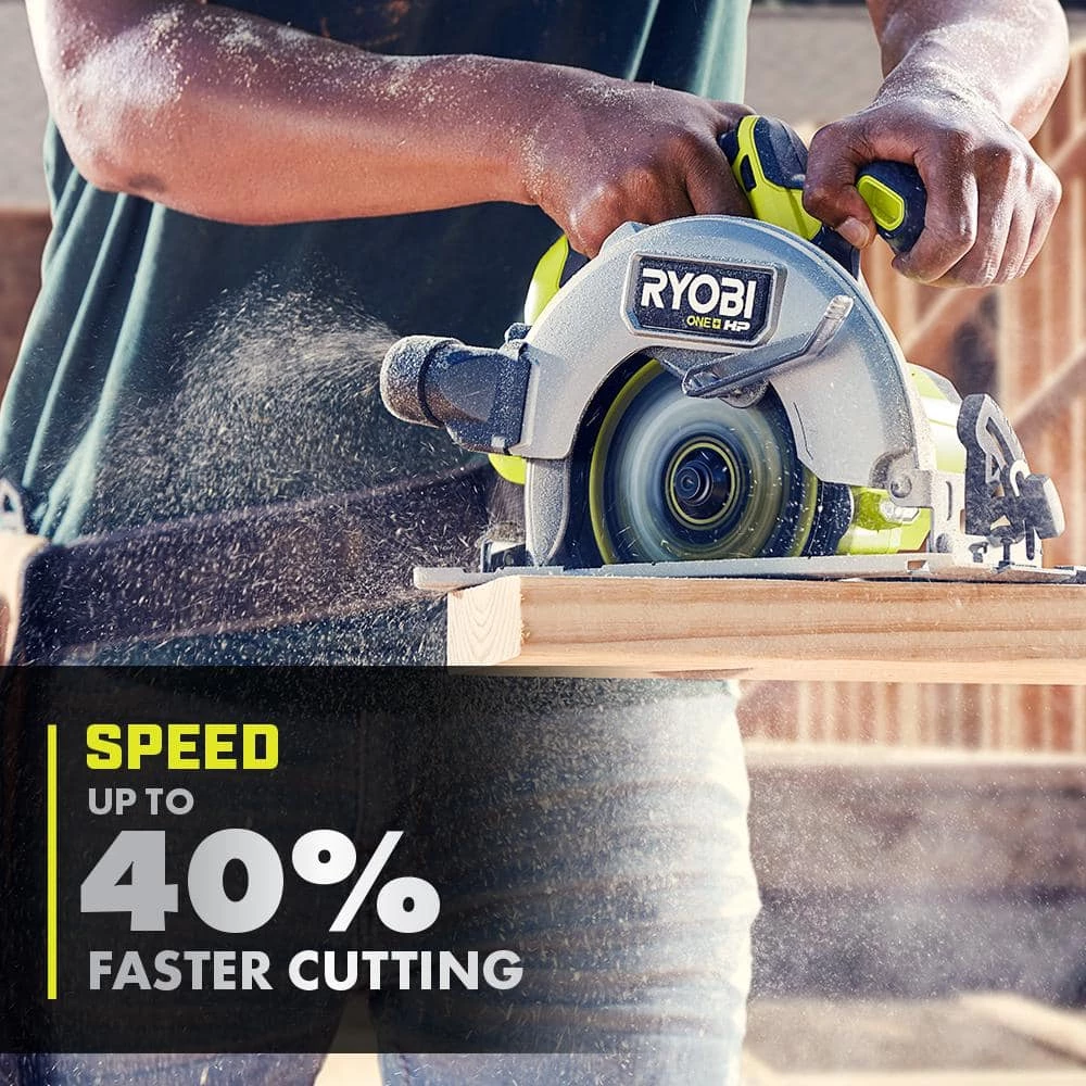 RYOBI ONE+ HP 18V Brushless Cordless 7-1/4 in. Circular Saw (Tool Only) 6 RYOBI ONE+ HP 18V Brushless Cordless 7-1/4 in. Circular Saw (Tool Only) - Image 4