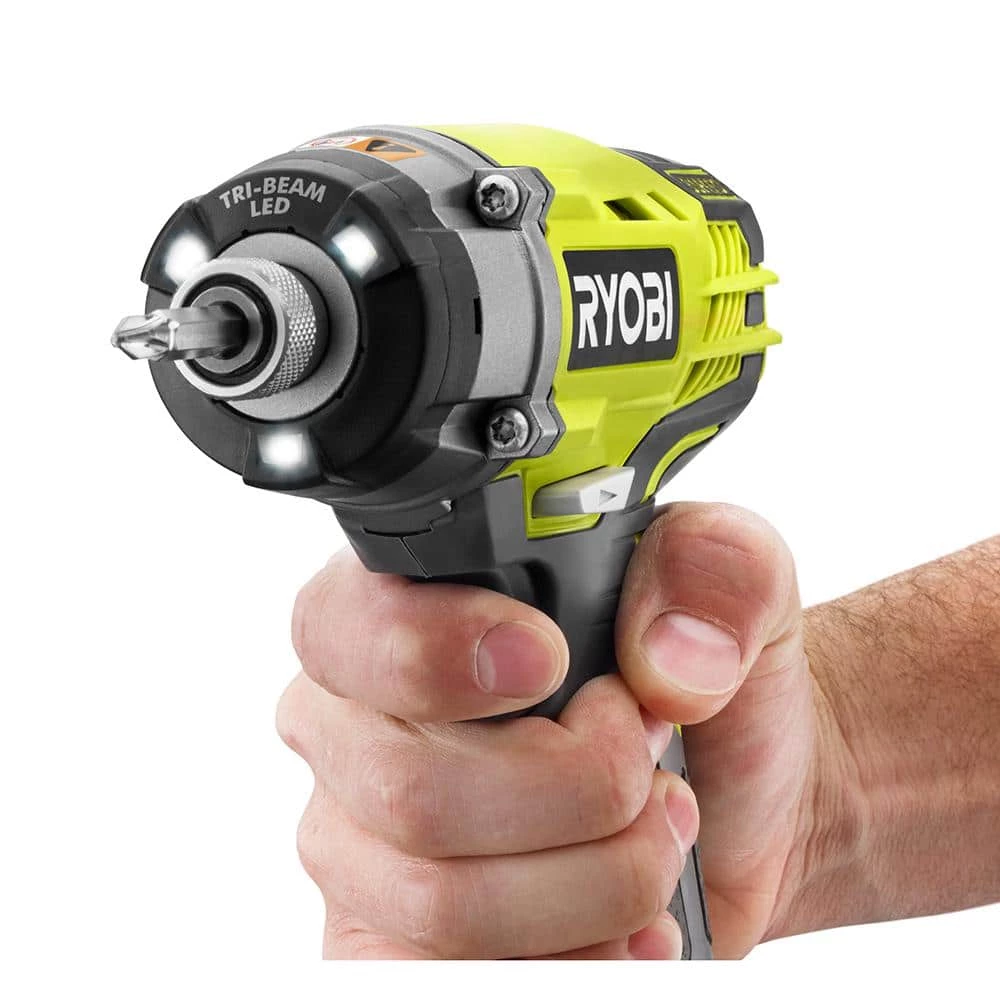 RYOBI ONE+ 18V Cordless 3-Speed 1/4 in. Hex Impact Driver (Tool Only) 6 RYOBI ONE+ 18V Cordless 3-Speed 1/4 in. Hex Impact Driver (Tool Only) - Image 4
