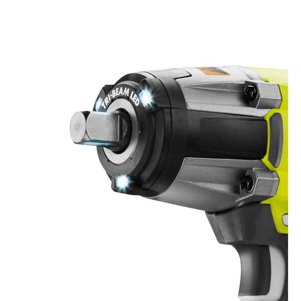 RYOBI ONE+ 18V Cordless 3-Speed 1/2 in. Impact Wrench Kit with (1) 4.0 Ah Battery and Charger 6 RYOBI ONE+ 18V Cordless 3-Speed 1/2 in. Impact Wrench Kit with (1) 4.0 Ah Battery and Charger - Image 4
