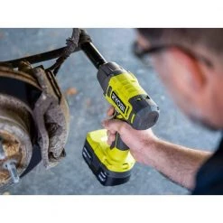 RYOBI ONE+ 18V Cordless 1/2 in. Impact Wrench Kit with 4.0 Ah Battery and Charger -Power Tools Sales Store ryobi impact wrenches pcl265k1 4f 1000