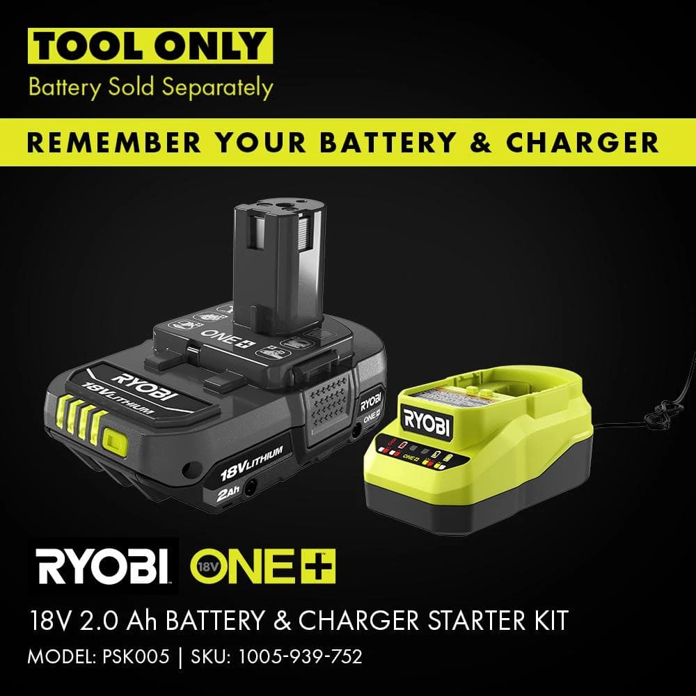 RYOBI ONE+ 18V Cordless 4 in. Clamp Fan (Tool Only) 14 RYOBI ONE+ 18V Cordless 4 in. Clamp Fan (Tool Only) - Image 12