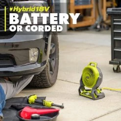 RYOBI ONE+ 18V Cordless Hybrid WHISPER SERIES 7-1/2 in. Fan (Tool Only) 20 RYOBI ONE+ 18V Cordless Hybrid WHISPER SERIES 7-1/2 in. Fan (Tool Only) -Power Tools Sales Store ryobi jobsite fans pcl811b a0 1000