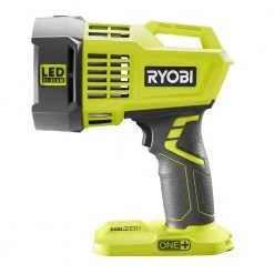 RYOBI ONE+ 18V Hybrid LED Spotlight (Tool Only) with 12V Automotive Cord -Power Tools Sales Store ryobi jobsite lighting p717 1d 1000