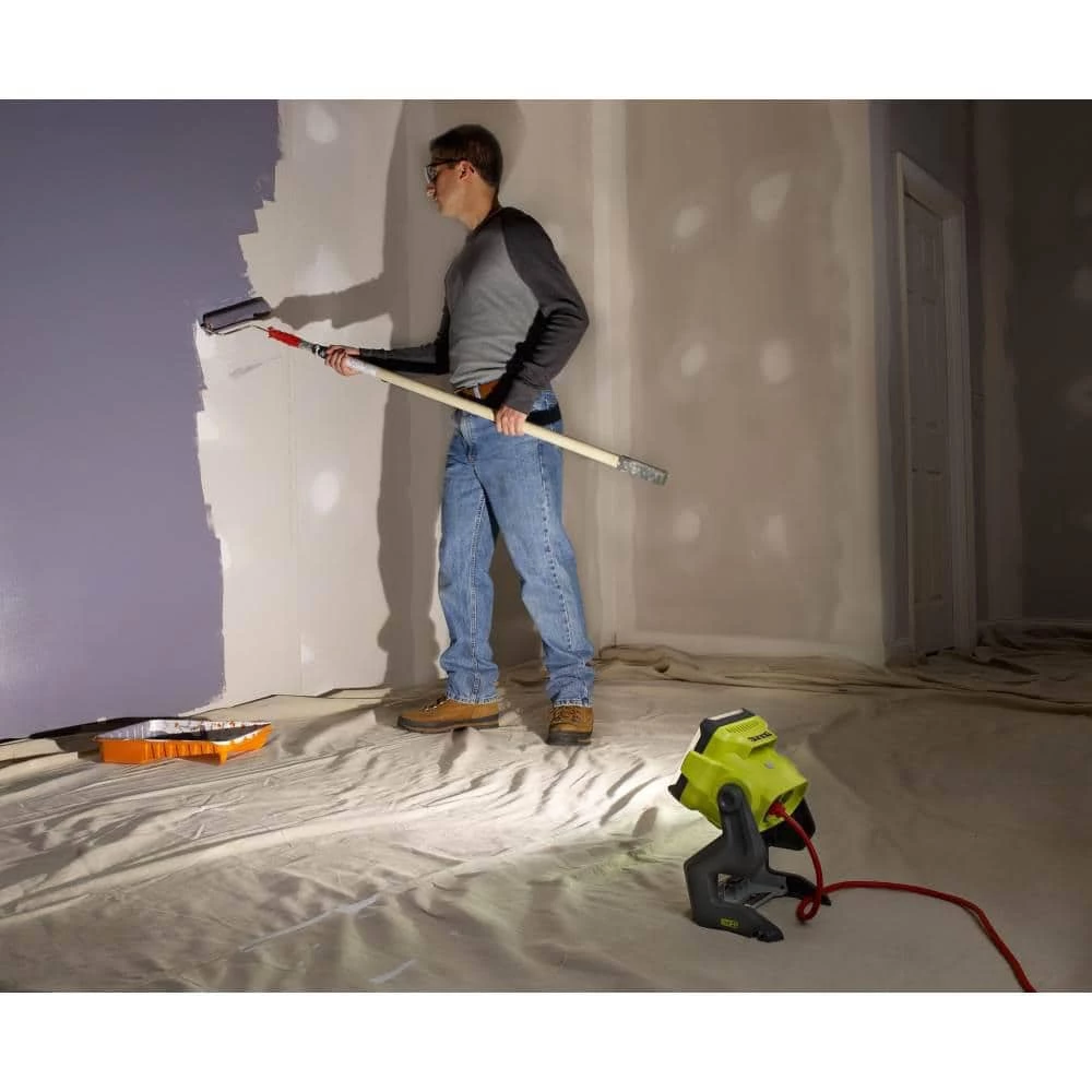 RYOBI ONE+ 18V Cordless 3-Tool Light Combo Kit with Hybrid Spot Light, Hybrid Work Light, and LED Light (Tools Only) 8 RYOBI ONE+ 18V Cordless 3-Tool Light Combo Kit with Hybrid Spot Light, Hybrid Work Light, and LED Light (Tools Only) - Image 6