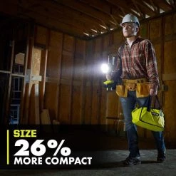 RYOBI ONE+ 18V Cordless LED Spotlight (Tool Only) -Power Tools Sales Store ryobi jobsite lighting pcl661b 66 1000