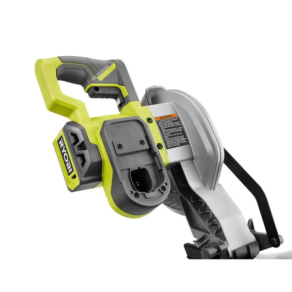 RYOBI ONE+ 18V Lithium-Ion Cordless 7-1/4 in. Compound Miter Saw and Orbital Jig Saw (Tools Only) 6 RYOBI ONE+ 18V Lithium-Ion Cordless 7-1/4 in. Compound Miter Saw and Orbital Jig Saw (Tools Only) - Image 4