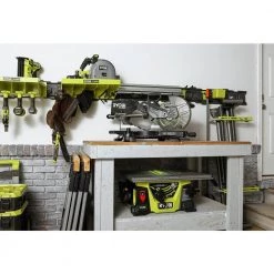 RYOBI ONE+ HP 18V Brushless Cordless 10 in. Sliding Compound Miter Saw Kit with 4.0 Ah HIGH PERFORMANCE Battery and Charger -Power Tools Sales Store ryobi miter saws pblms01k 1f 1000