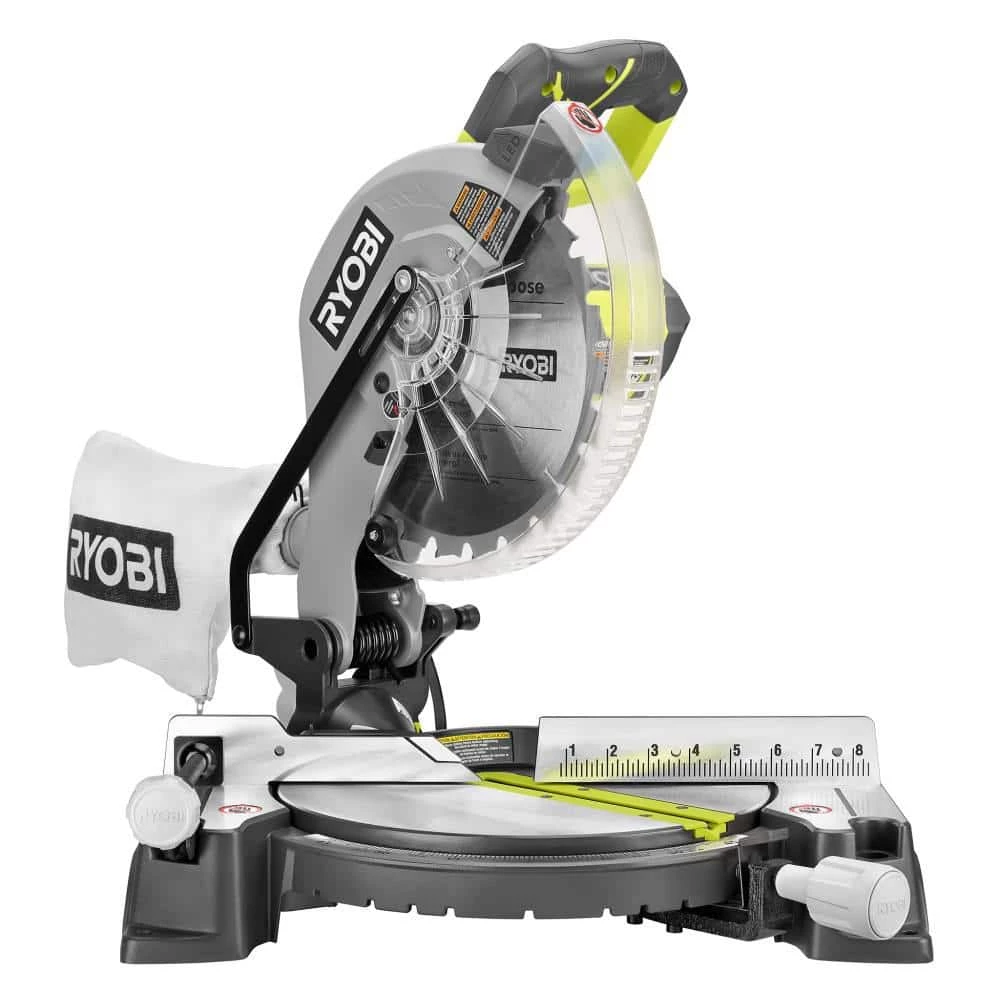RYOBI 14 Amp Corded 10 in. Compound Miter Saw with LED Cutline Indicator 8 RYOBI 14 Amp Corded 10 in. Compound Miter Saw with LED Cutline Indicator - Image 6
