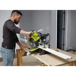 RYOBI 15 Amp 12 in. Corded Sliding Compound Miter Saw with LED Cutline Indicator 16 RYOBI 15 Amp 12 in. Corded Sliding Compound Miter Saw with LED Cutline Indicator -Power Tools Sales Store ryobi miter saws tss121 44 1000