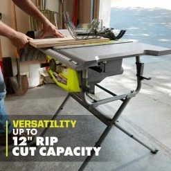 RYOBI 15 Amp 10 in. Compact Portable Jobsite Table Saw with Folding Stand -Power Tools Sales Store ryobi portable table saws rts12 1d 1000
