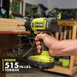 RYOBI ONE+ 18V Cordless 1/2 in. Drill/Driver Kit with (1) 1.5 Ah Battery and Charger -Power Tools Sales Store ryobi power drills pcl206k1 a0 1000