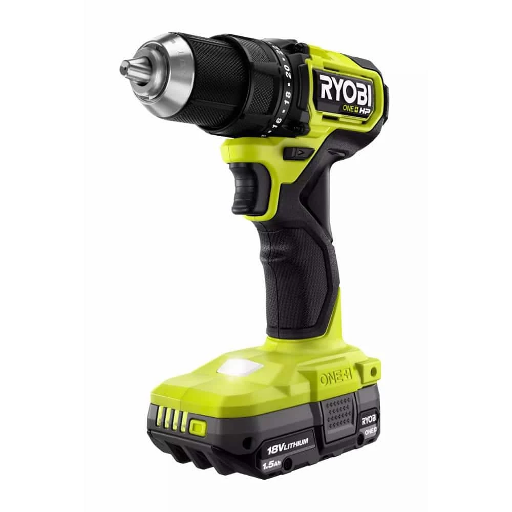 RYOBI ONE+ HP 18V Brushless Cordless Compact 1/2 in. Drill/Driver Kit with (2) 1.5 Ah Batteries, Charger and Bag 6 RYOBI ONE+ HP 18V Brushless Cordless Compact 1/2 in. Drill/Driver Kit with (2) 1.5 Ah Batteries, Charger and Bag - Image 4