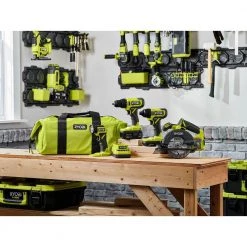 RYOBI ONE+ 18V Cordless 4-Tool Combo Kit with 1.5 Ah Battery, 4.0 Ah Battery, and Charger -Power Tools Sales Store ryobi power tool combo kits pcl1400k2 44 1000