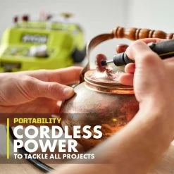 RYOBI ONE+ 18V Cordless Rotary Tool Station (Tool Only) -Power Tools Sales Store ryobi rotary tools pcl480b 1d 1000